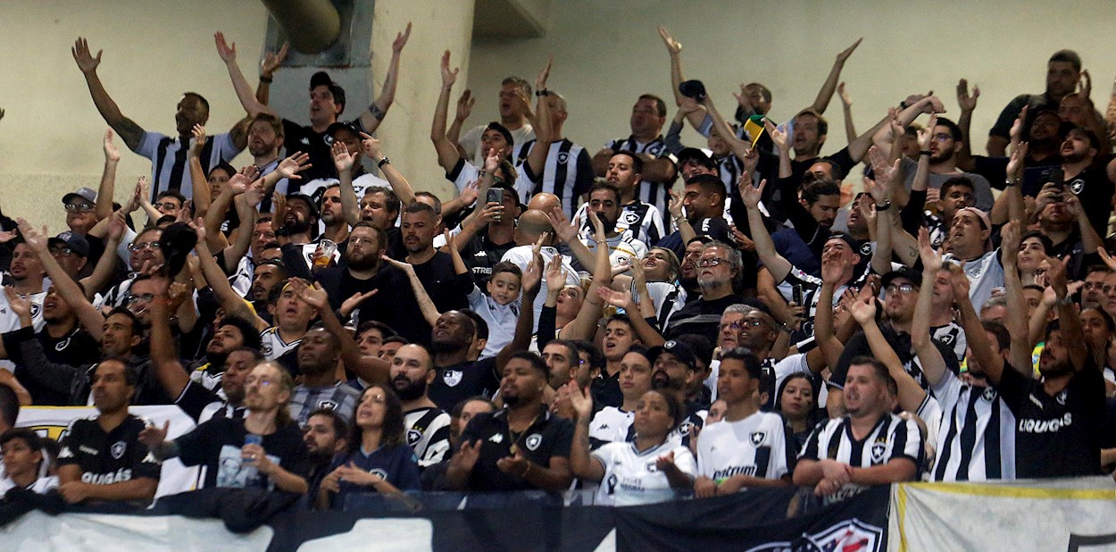 Torcida do Botafogo no Mineirão (Vítor Silva/BFR)
