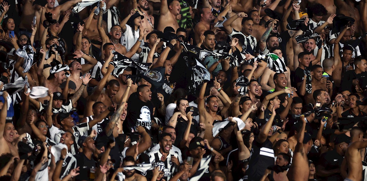 Torcida do Botafogo (Vítor Silva/BFR)