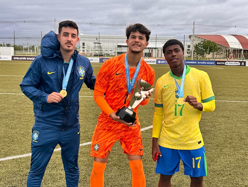 Campeões com a Seleção