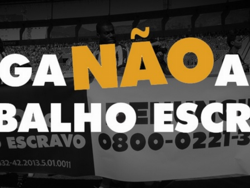 Diga não ao trabalho escravo!