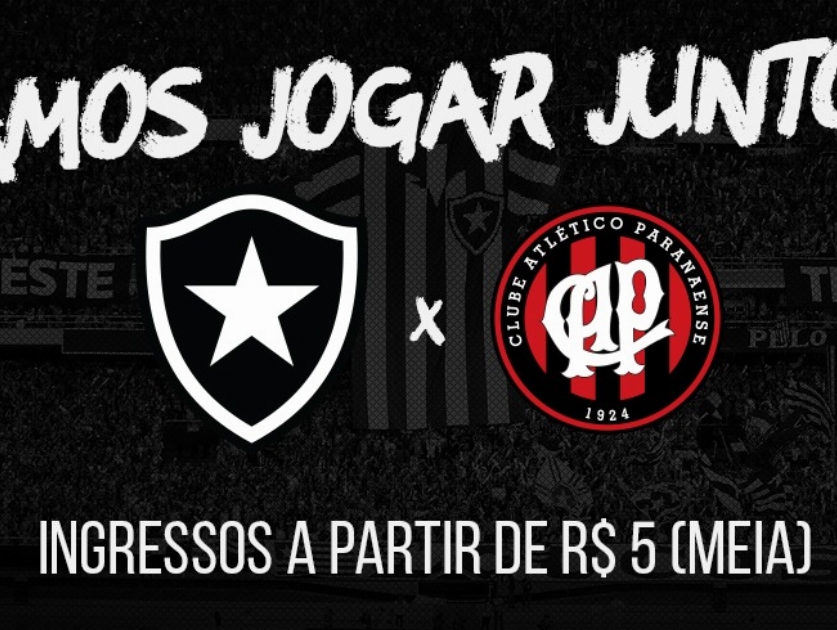Ingressos Botafogo x Atlético-PR