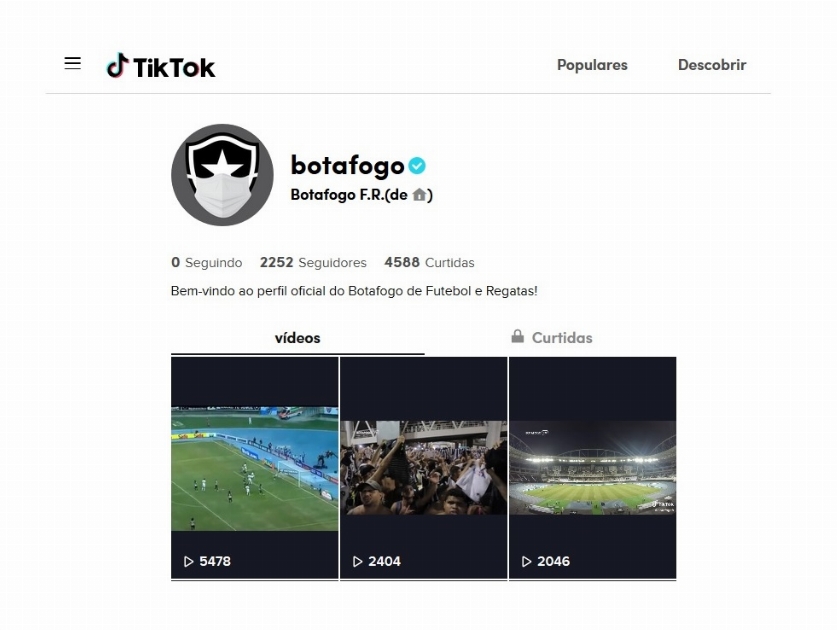 Botafogo no TikTok