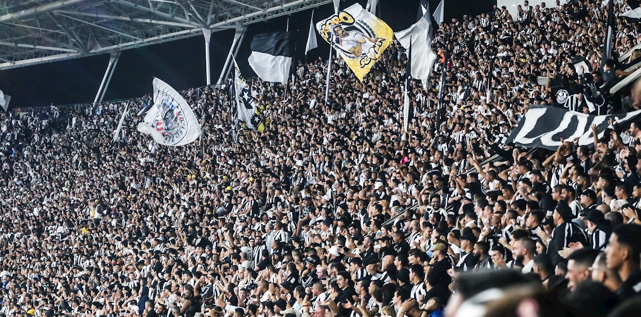 Torcida do Botafogo (Vítor Silva/BFR)