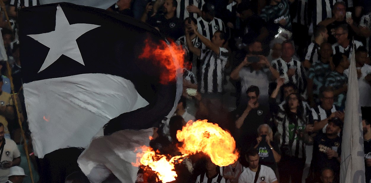 Torcida do Botafogo (Vítor Silva/BFR)