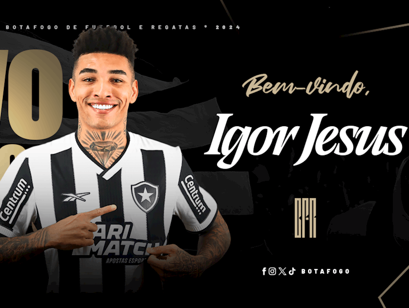 Igor Jesus é do Fogão!